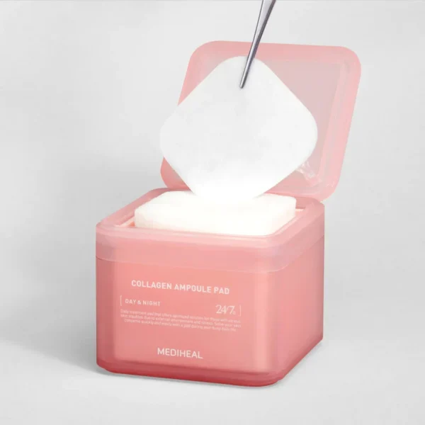 тонер-пэды с коллагеном MEDIHEAL Collagen Ampoule Pad 100 Pads
