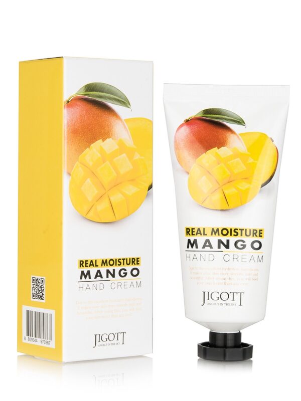 Jigott Real Moisture Mango Hand Cream - Крем для рук