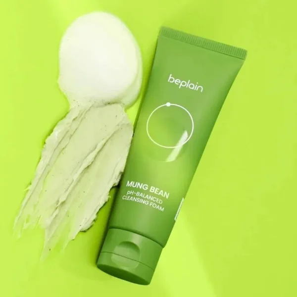 beplain Mung Bean pH-Balanced Cleansing Foam 80ml