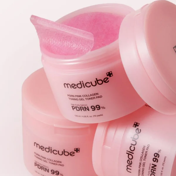 Medicube PDRN Collagen Toning Gel Toner Pad 70 tk