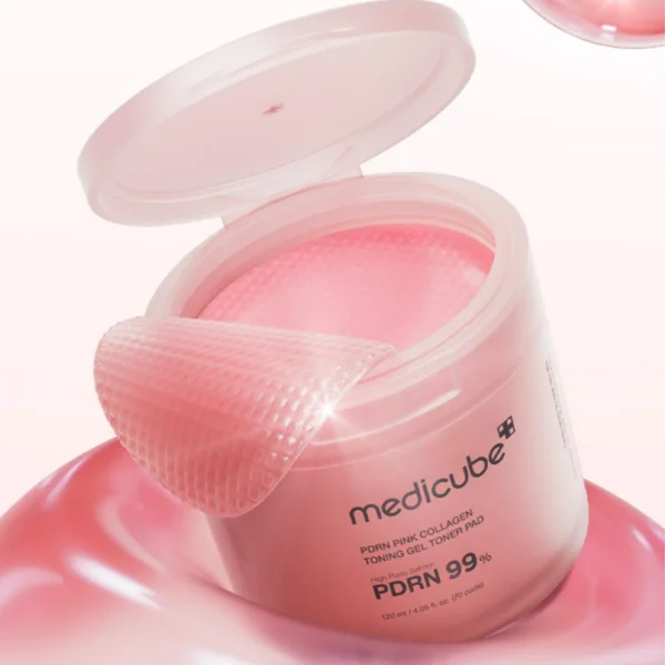 Medicube PDRN Collagen Toning Gel Toner Pad 70 tk