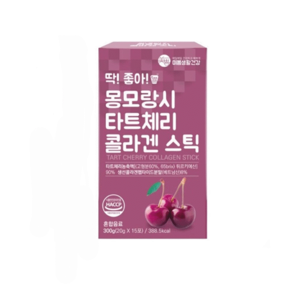 Желе с Коллагеном Со Вусом Вишни Для Здоровой Кожи Mippeum Tart Cherry Collagen Jelly Stick - Small Box (15pcs)