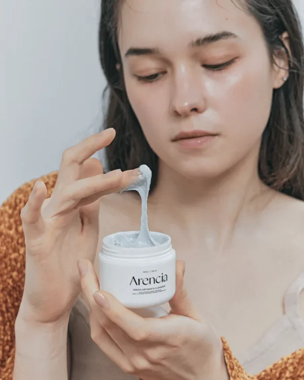Arencia Fresh Blue Hyssop Rice Mochi Cleanser 120g