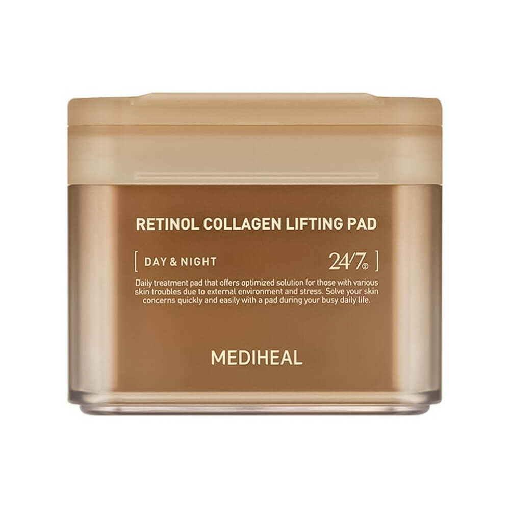 Пэды с Ретинолом Для Антивозрастного Ухода Mediheal Retinol Collagen Lifting Pad 100шт