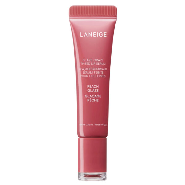 Мнгновенно Увлажняющий Серум Для Губ Laneige Glaze Craze Peach Glaze Tinted Lip Serum 12г
