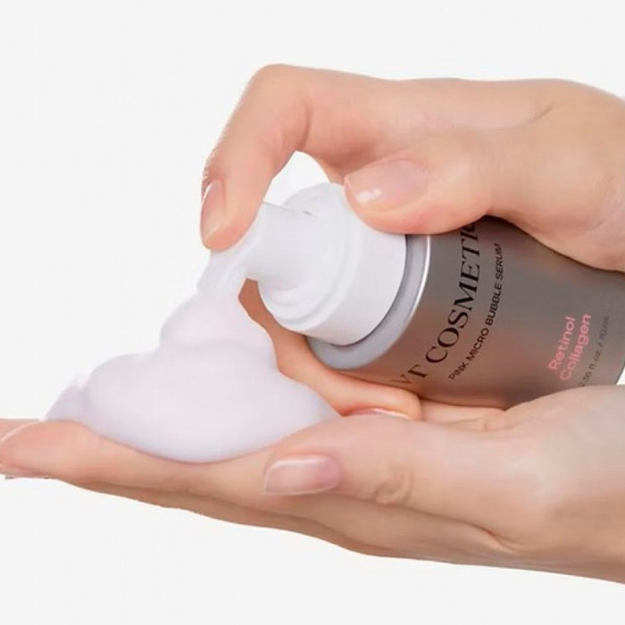 VT Cosmetics Retinol Collagen Pink Micro Bubble Serum 70ml