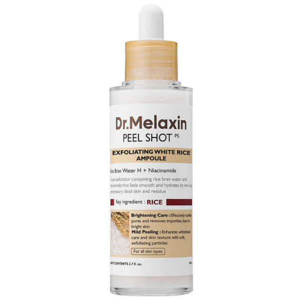 Пилинг-Сыворотка Для Осветления Очищения Пор Dr.Melaxin Peel Shot Exfoliating White Rice Ampoule 80мл