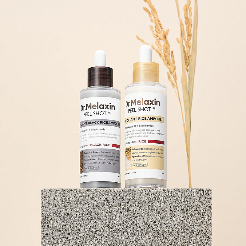 Dr.Melaxin Peel Shot Exfoliating Black Rice Ampoule 80ml