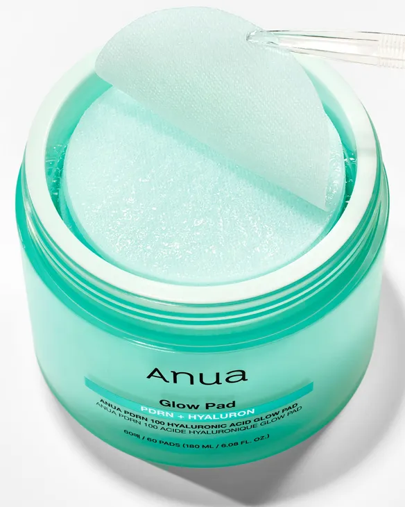Anua PDRN 100 Hyaluronic Acid Glow Pad 60pcs