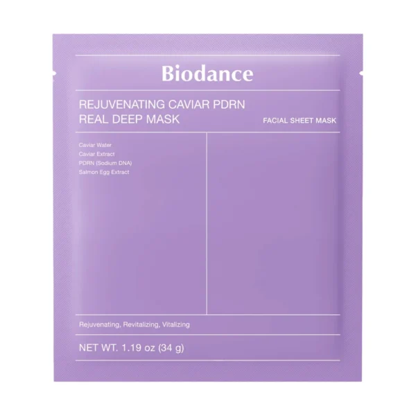 Восстанавливающая Антивозрастная Маска Biodance Rejuvenating Caviar PDRN Real Deep Mask