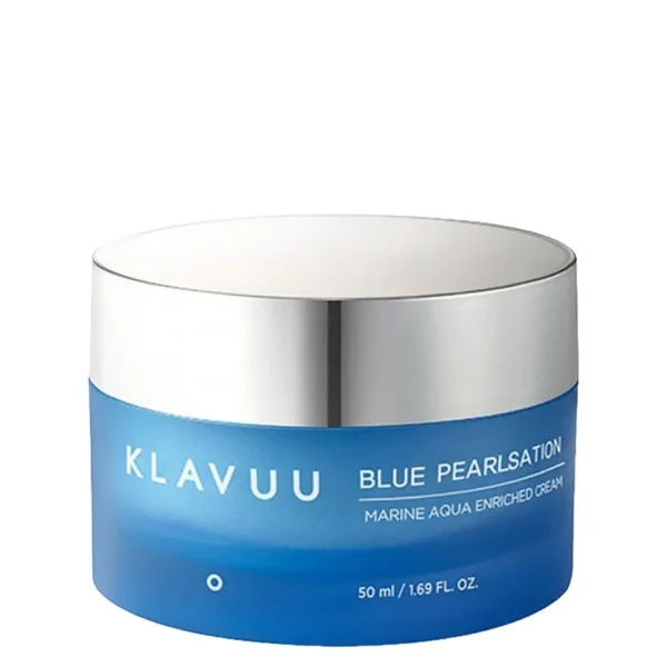 Крем с морским жемчугом для сияния кожи Klavuu Blue Pearlsation Marine Aqua Enriched Cream 50ml | Healthyskin.ee