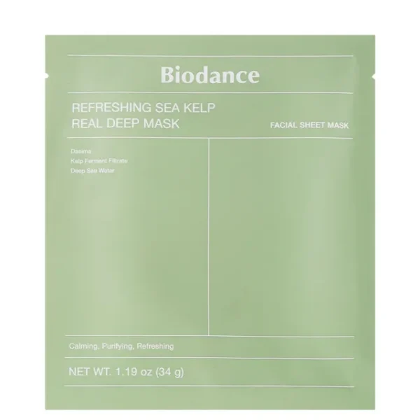 Успокаивающая гидрогелевая маска с морскими водорослями Biodance | Healthyskin.ee