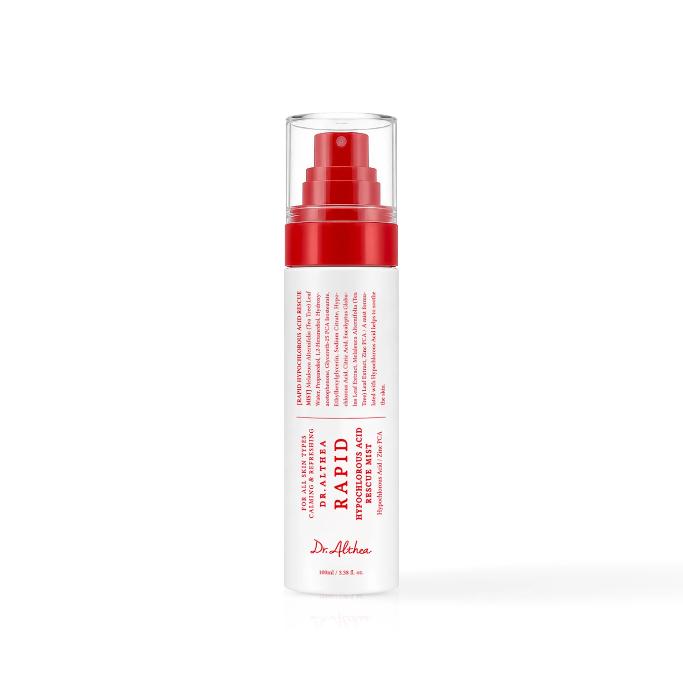 Успокаивающий Мист От Покраснений Dr. Althea Rapid Hypochlorous Acid Rescue Mist | Healthyskin.ee