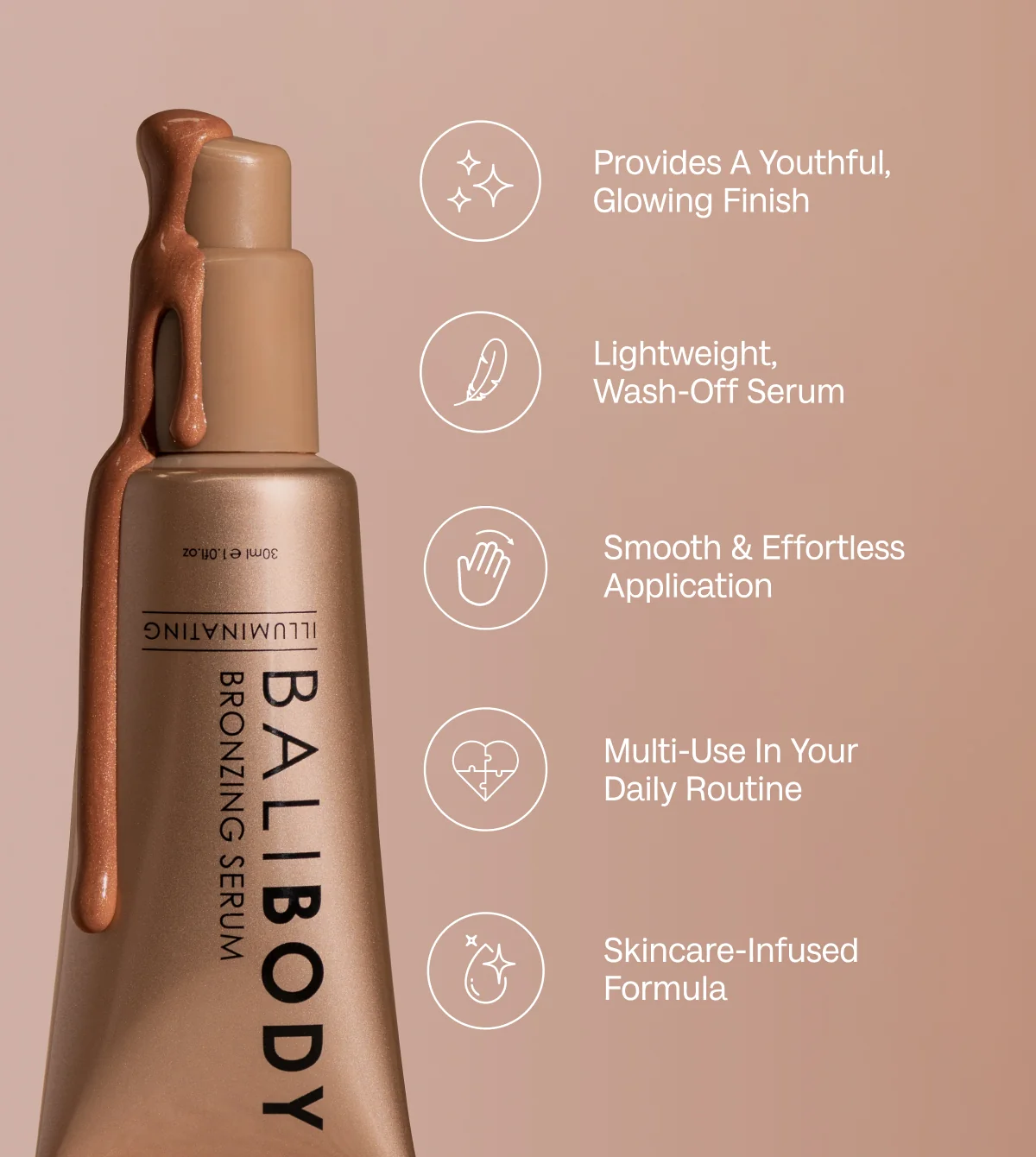 Pruunistav seerum Bali Body sära andev | healthyskin.ee