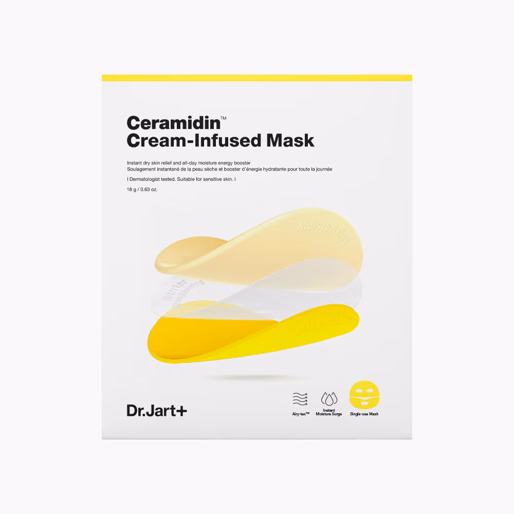 Кремовая Маска для Сухой Кожи Dr. Jart+ Ceramidin Cream-Infused Mask | Healthyskin.ee