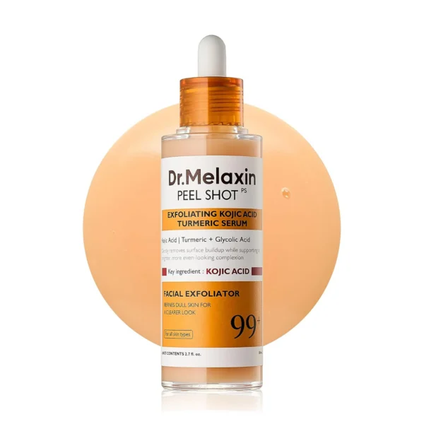 Отшелушивающая Пилинг-Сыворотка для Ровного Тона Dr.Melaxin Peel Shot Kojic Acid Turmeric Serum 80мл | Healthyskin.ee