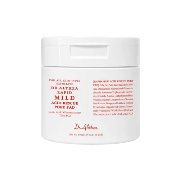 Отшелушивающие Тонер-Пэды Dr. Althea Rapid Mild Acid Rescue Pore Pad | Healthyskin.ee
