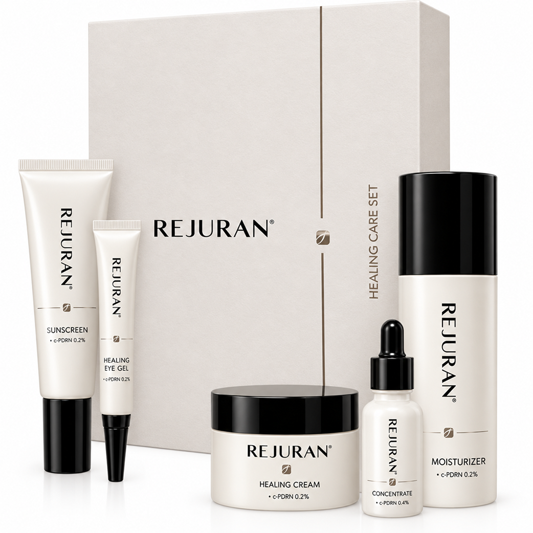 Набор Восстанавливающей Антивозрастной Косметики с ПДРН Rejuran Healing Care Set | Healthyskin.ee