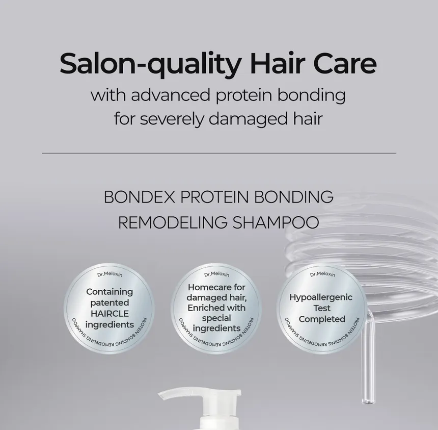 Shampoo for Damaged Hair Dr.Melaxin Bondex Protein Bonding Remodeling Shampoo 400ml | Healthyskin.ee