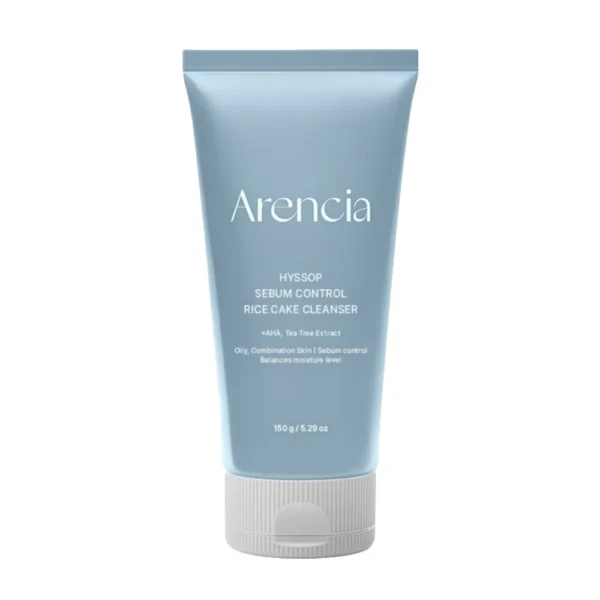 Себорегулирующее Очищающее Средство Arencia Hyssop Sebum Control Rice Cake Cleanser 150г | Healthyskin.ee