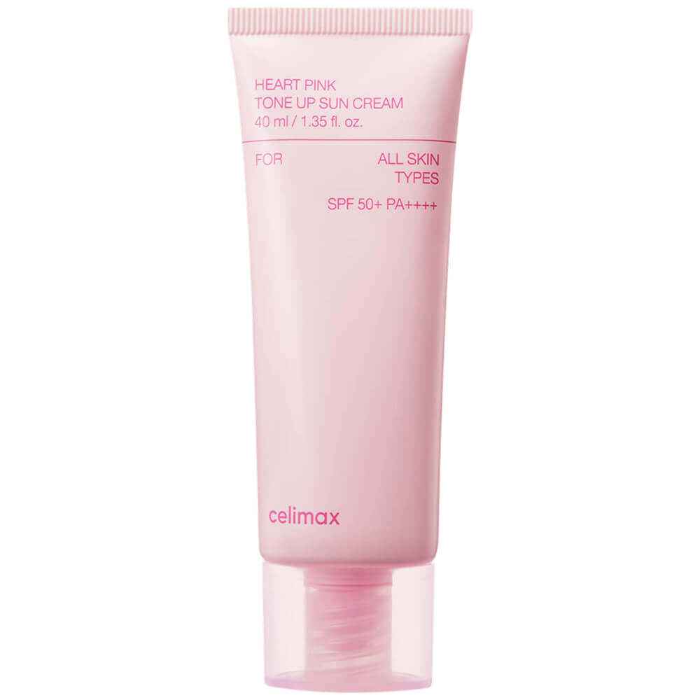 Солнцезащитный Крем Для Выравнивания Тона Celimax Heart Pink Tone Up Sun Cream SPF50+ PA++++ 40мл | Healthyskin.ee