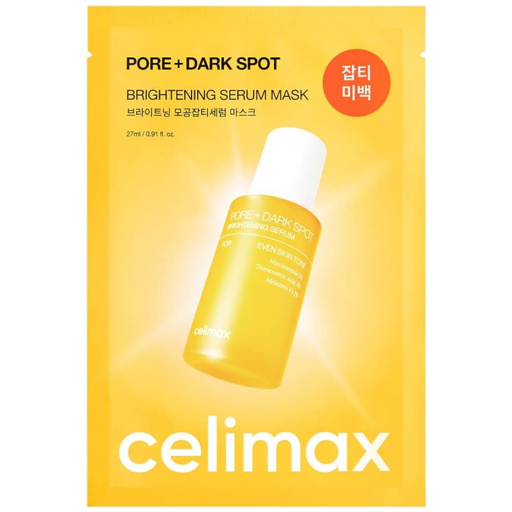 Осветляющая Маска для Выравнивания Тона Celimax Pore+Dark Spot Brightening Serum Mask | Healthyskin.ee