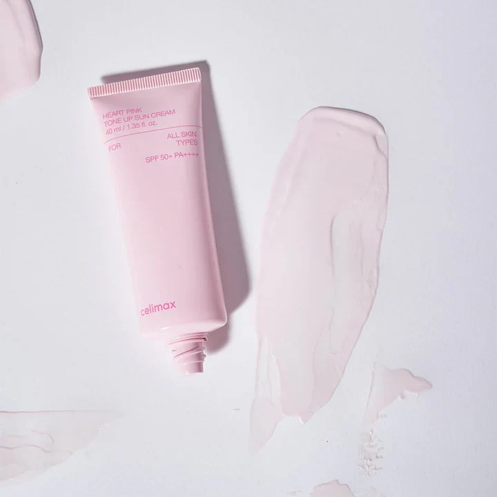 Celimax Heart Pink Tone Up Sun Cream SPF50+ PA++++ 40ml | Healthyskin.ee