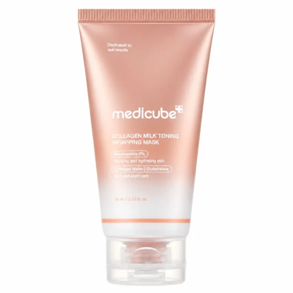 Маска-Пленка Для Выравнивания Тона Кожи Medicube Collagen Milk Toning Wrapping Mask 75мл | Healthyskin.ee