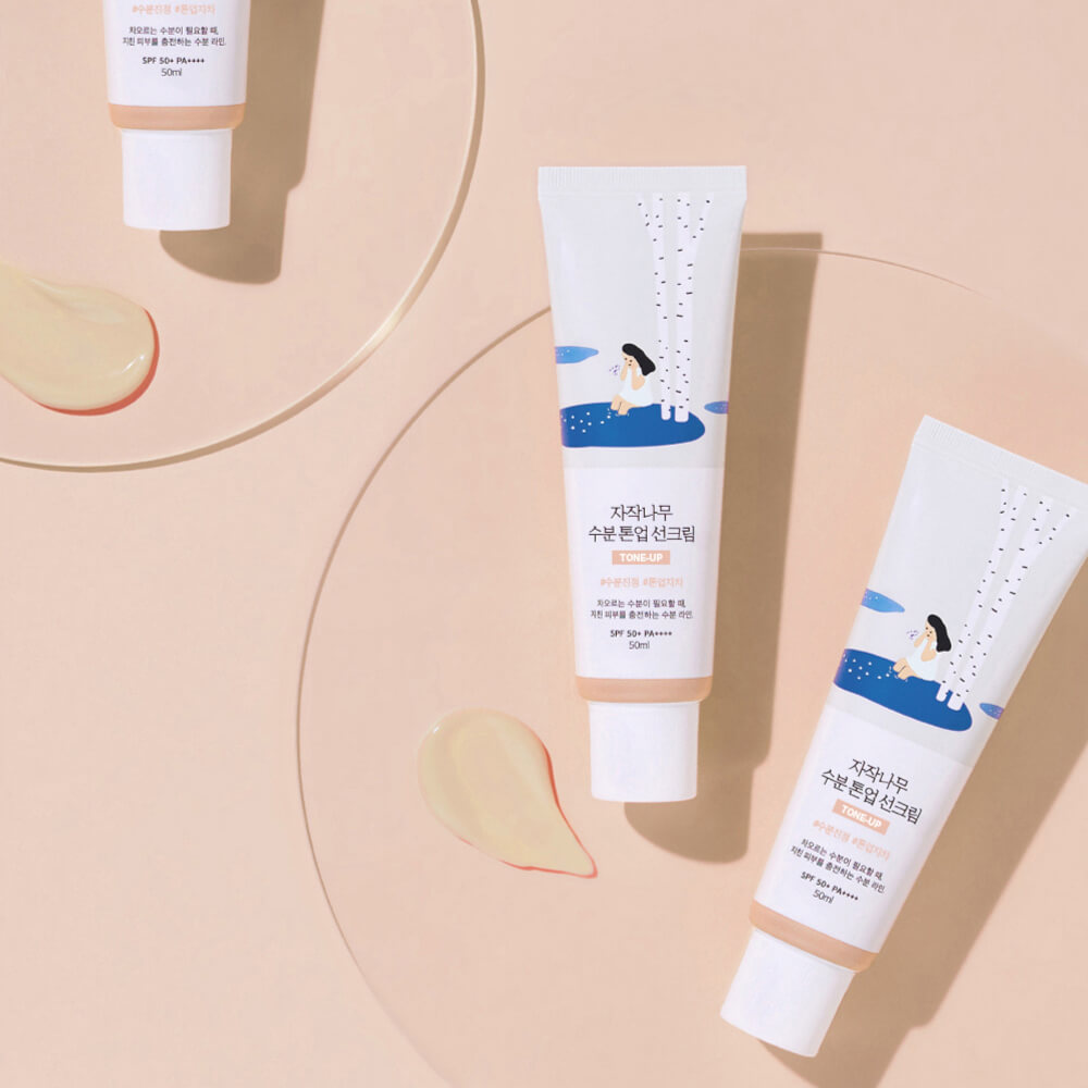 Round Lab Birch Juice Moisturizing Tone-Up Sunscreen SPF50+ PA++++ 50ml | Healthyskin.ee