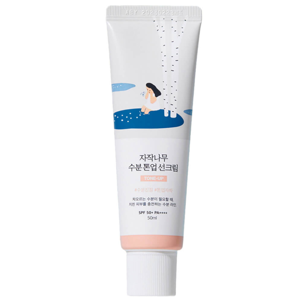 Тонирующий Солнцезащитный Крем с Березовым Соком Round Lab Birch Juice Moisturizing Tone-Up Sunscreen SPF50+ PA++++ 50мл | Healthyskin.ee