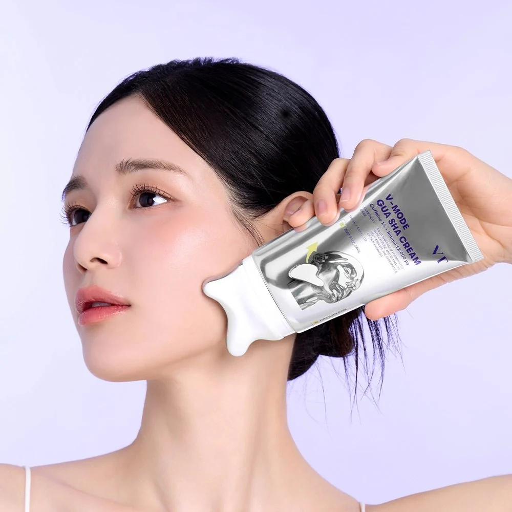 Массажный Крем с Ретиналем и Кофеином VT Cosmetics V-Mode Gua Sha Cream 120мл — изображение 2