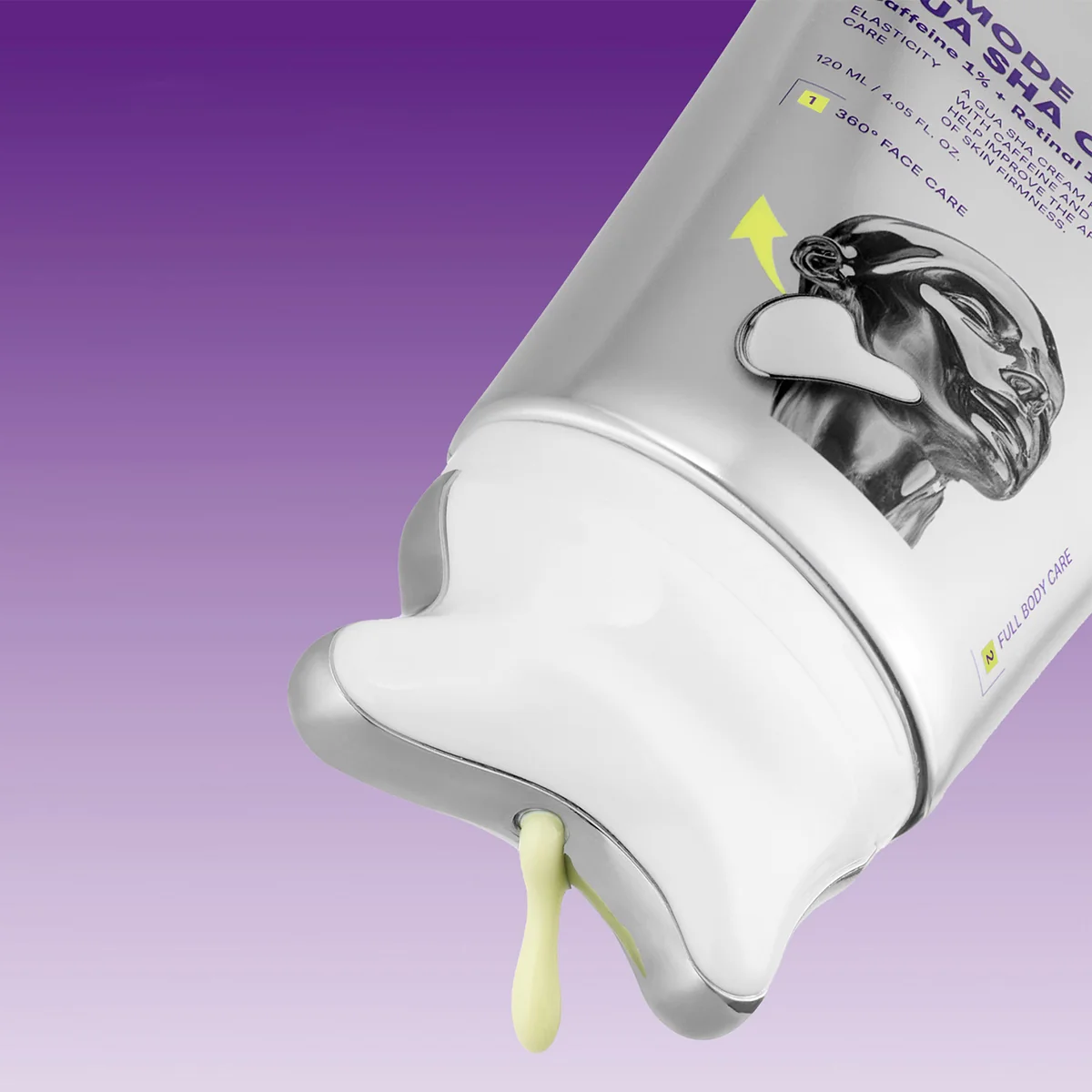 Массажный Крем с Ретиналем и Кофеином VT Cosmetics V-Mode Gua Sha Cream 120мл — изображение 3